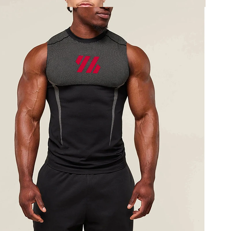2026 Newest Summer Gym Vest High Quality Mesh Shirt Sleeveless T-Shirts Men Tank Tops Basketball Running Fitness Sports Vest Men