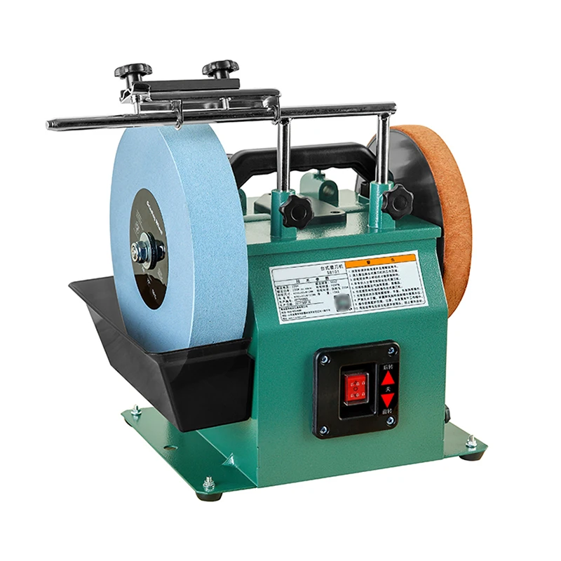 Grinder 10 Inch Low-speed Grinding Wheel Water-cooled Grinder Positive and Negative White Corundum Polishing Machine 220V YZ