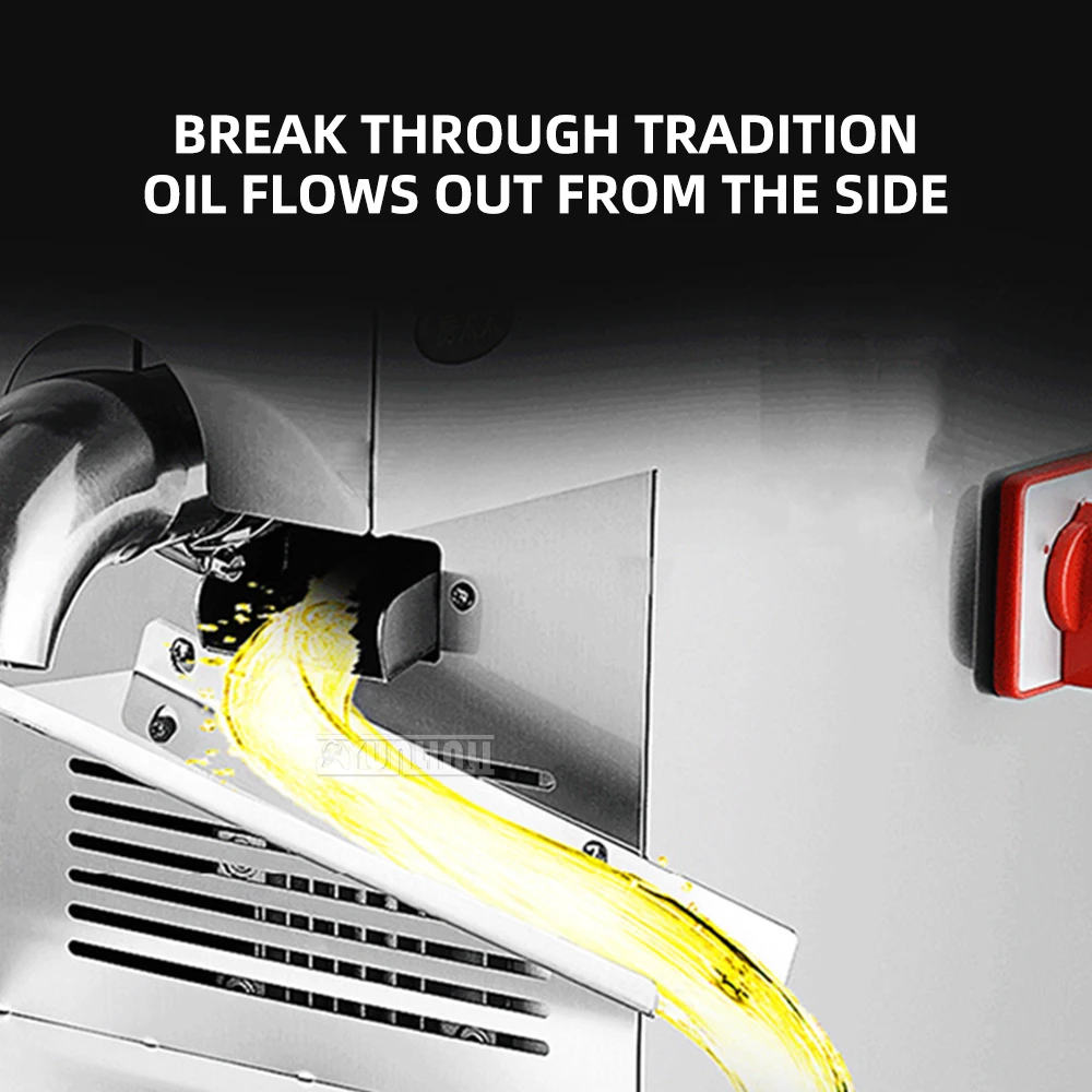 QX-FD1061 Electric Peanut Oil Press Intelligent Stainless Steel for Household Hot And Cold Frying