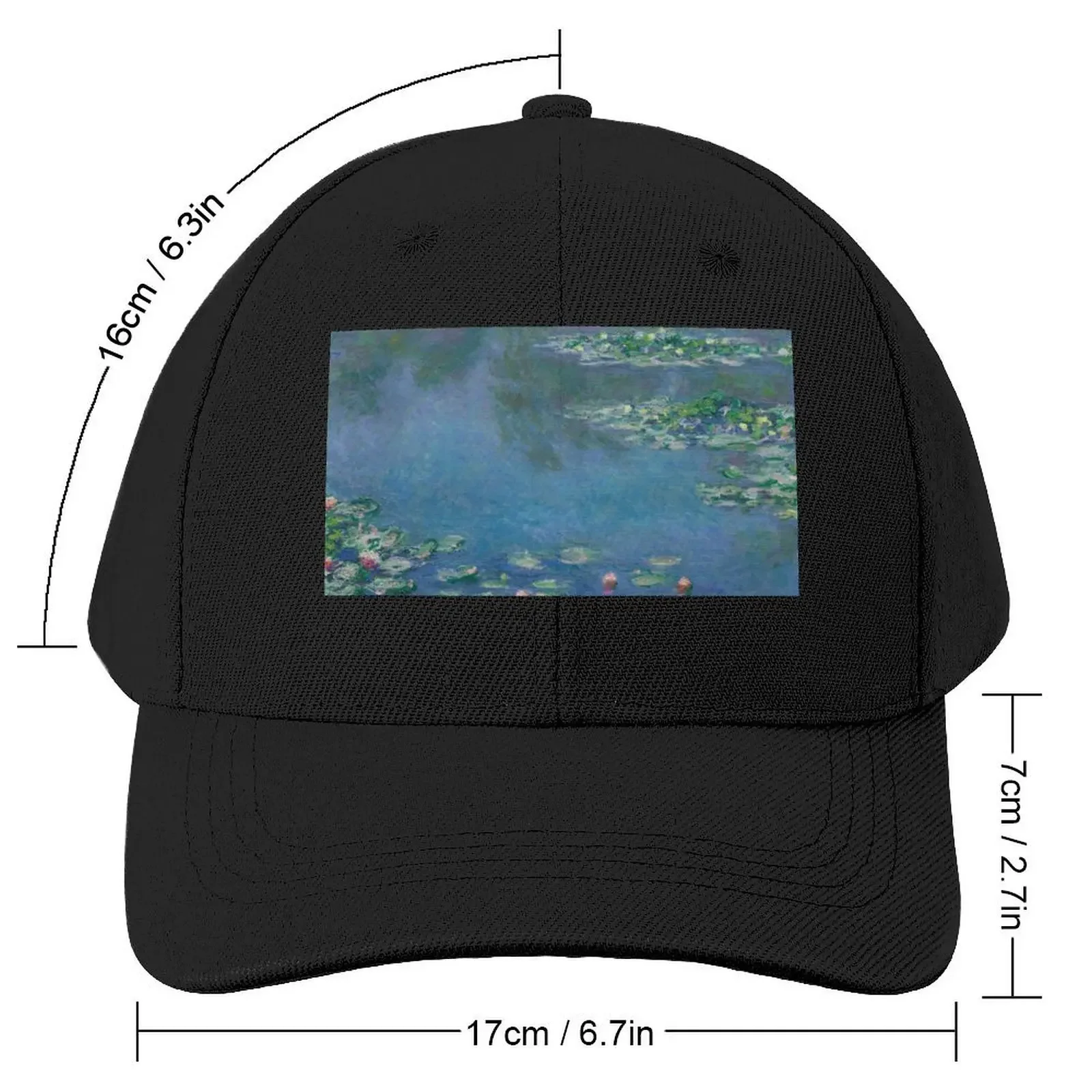 Water Lilies Date: 1906 Artist: Claude Monet French, 1840-1926 Baseball Cap Dropshipping Custom Cap Women's Men's