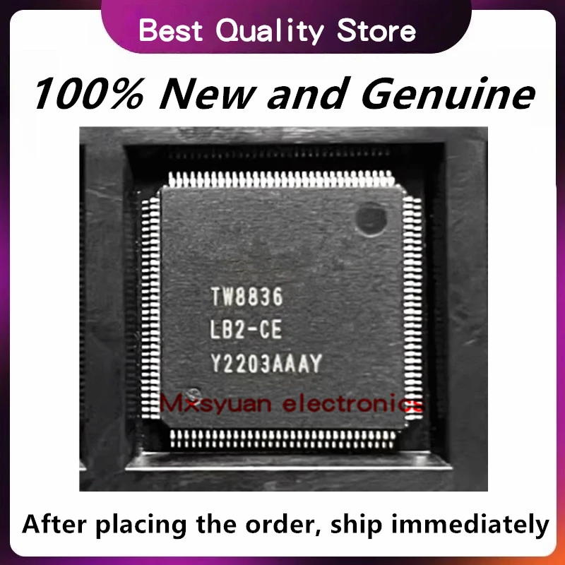 5pcs/lot Original TW8836 TW8836-LB2-CE QFP128 100% New and Genuine