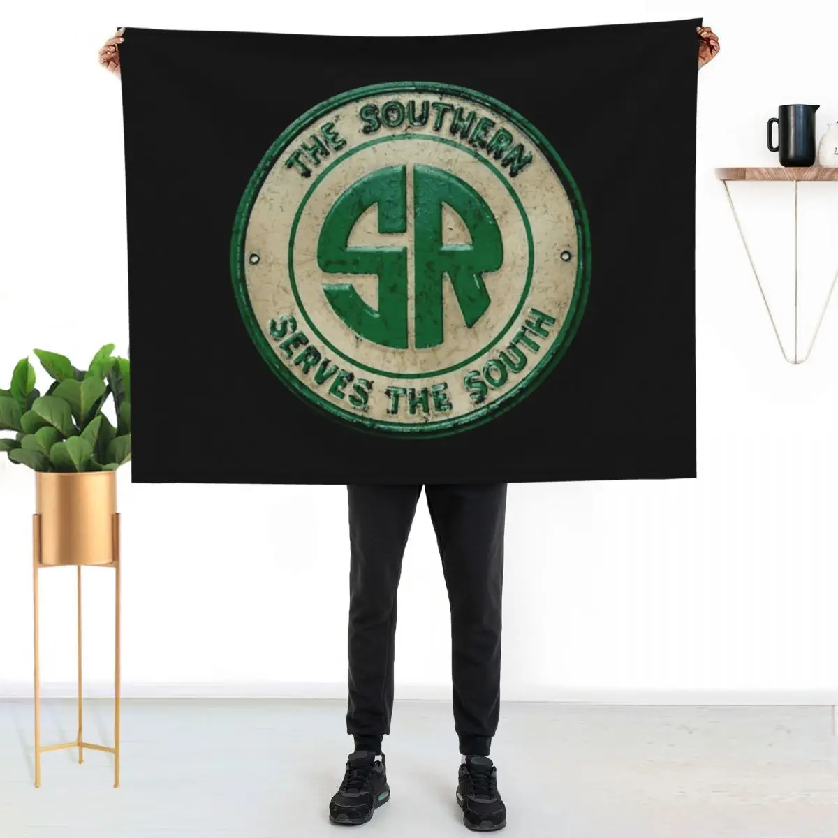 The Southern Railroad Throw Blanket Thin Beautifuls Bed linens Soft Big Stuffeds For Baby Blankets