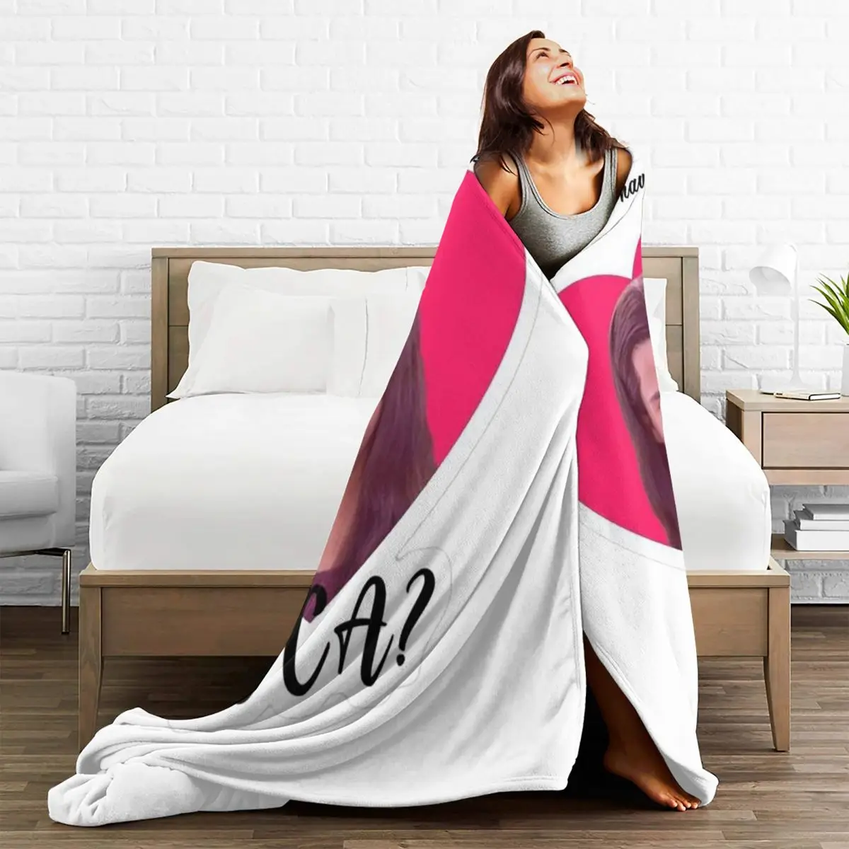 Bella Where The Hell Have You Been Loca Twilight Blankets Soft Flannel Throw Blanket Bedspread for Bed room Picnic Travel Couch