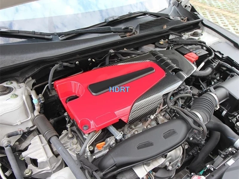 Car Styling Front Engine Bonnet Plate Hood Cover For Honda Civic/Integra/Accord/Inspire 2018 + Protector Decoration Accessories