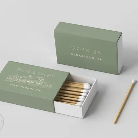Personalized Matches PACK of 50 The Perfect Match Personalized Matches Matchboxes, Wedding Personalized Matches Favors