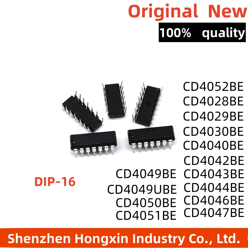 

10PCS CD4047B CD4028BE CD4029 CD4030 DIP-16 CD4040 CD4042 CD4043B CD4044B CD4046BE CD4049 CD4049U CD4050B CD4051BE CD4052 CD4053