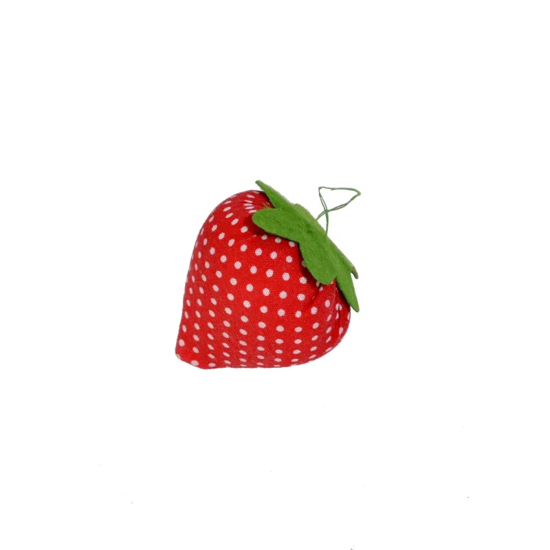 

1Pcs Red Strawberry Shaped Needle Pin Cushion Pillow Holder DIY Handcraft Tool for Cross Stitch Sewing Home Sewing Kit Tool