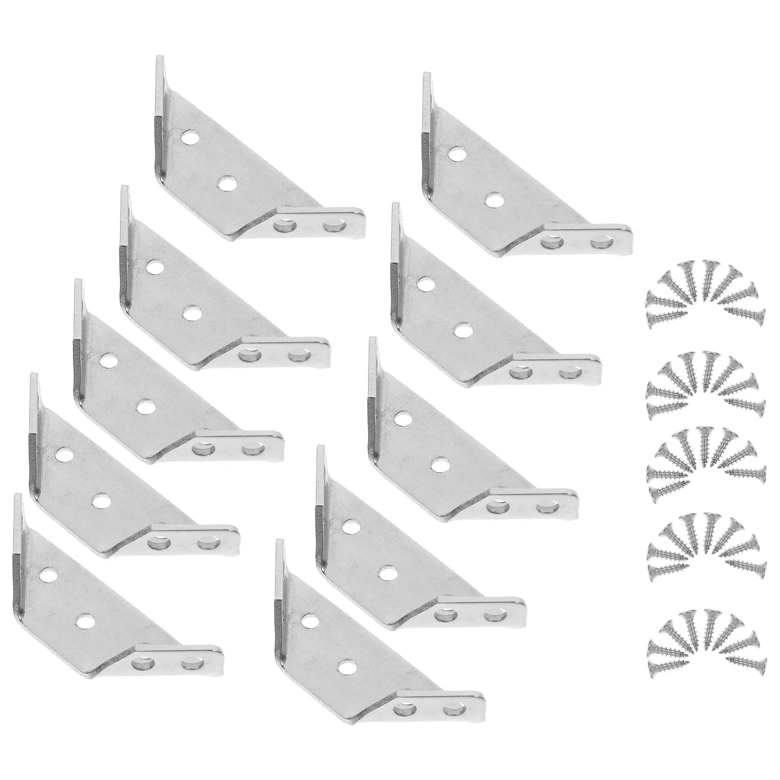 

Shelving Fixed Bracket Corner Brace Curtain Rod Multi-angle Fastener Stainless Steel
