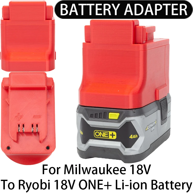 

Battery Adapter/Converter for Milwaukee 18V Li-ion tools to Ryobi 18V ONE+ Li-ion battery adapter power tool accessories