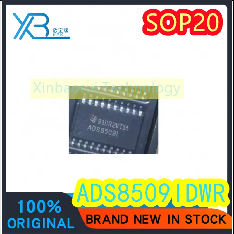 (1/5pieces) ADS8509IDWR Parts logo ADS8509I SOP20 New original converter ADS8509IDW Electronics spot