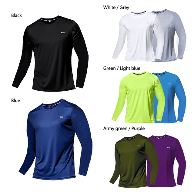 Summer Ice Silk Long Sleeve T-Shirt Men 2023 New Quick Dry Breathable Air Conditioning Outdoor Sun Protection Running Outer Wear 6 Men's Ice-Silk Long Sleeve Quick-Dry Shirt – Breathable Sun-Protection Tee – view 6
