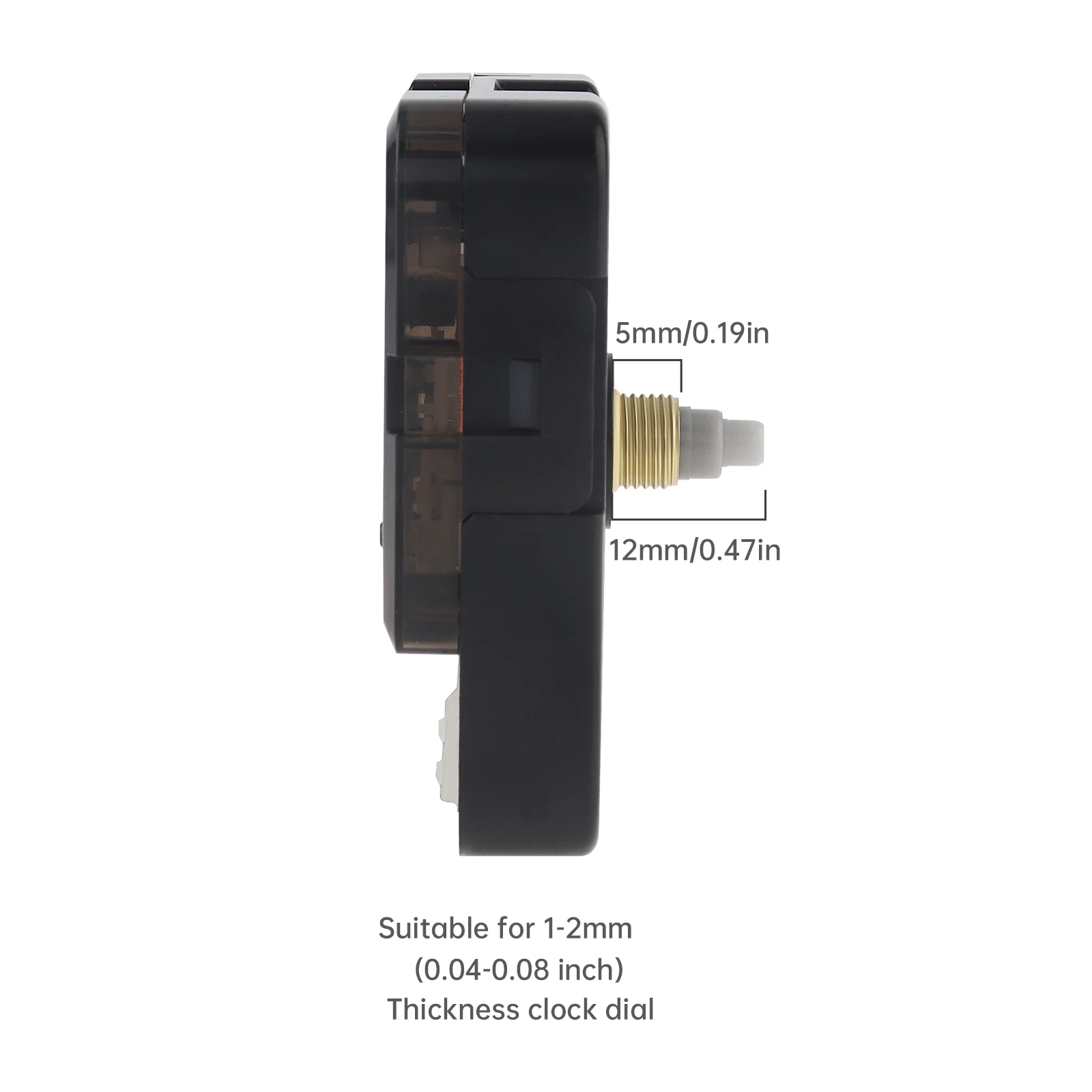 Batteriebetriebene Quarz-Wanduhr-Bewegungsmechanismen für den Austausch von DIY-/Reparaturuhrteilen – Detail 4