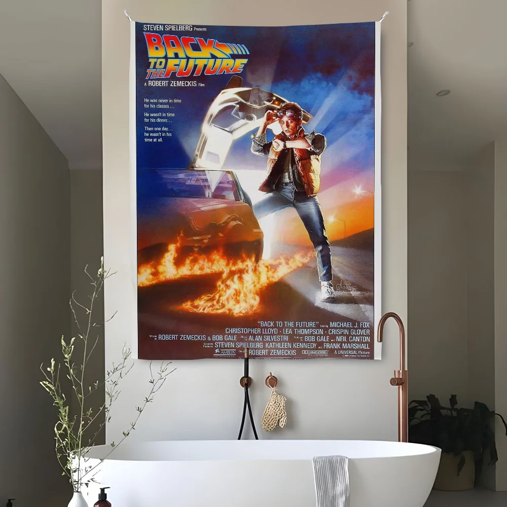 B-Back To The F-FutureS Classic Film Tapestry Perfect For Home&Living Bedroom Decor Wall Art Backdrop Banner