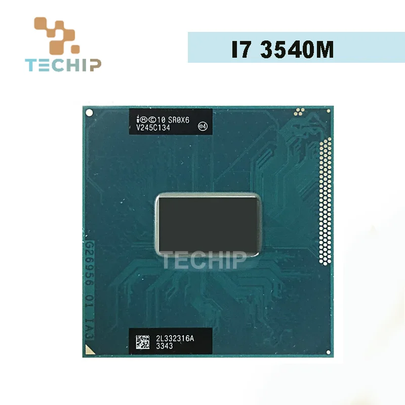 i7-3540M i7 3540M SR0X6 3.0 GHz CPU de doble núcleo y cuatro hilos usada, 4M 35W Socket G2 / rPGA988B