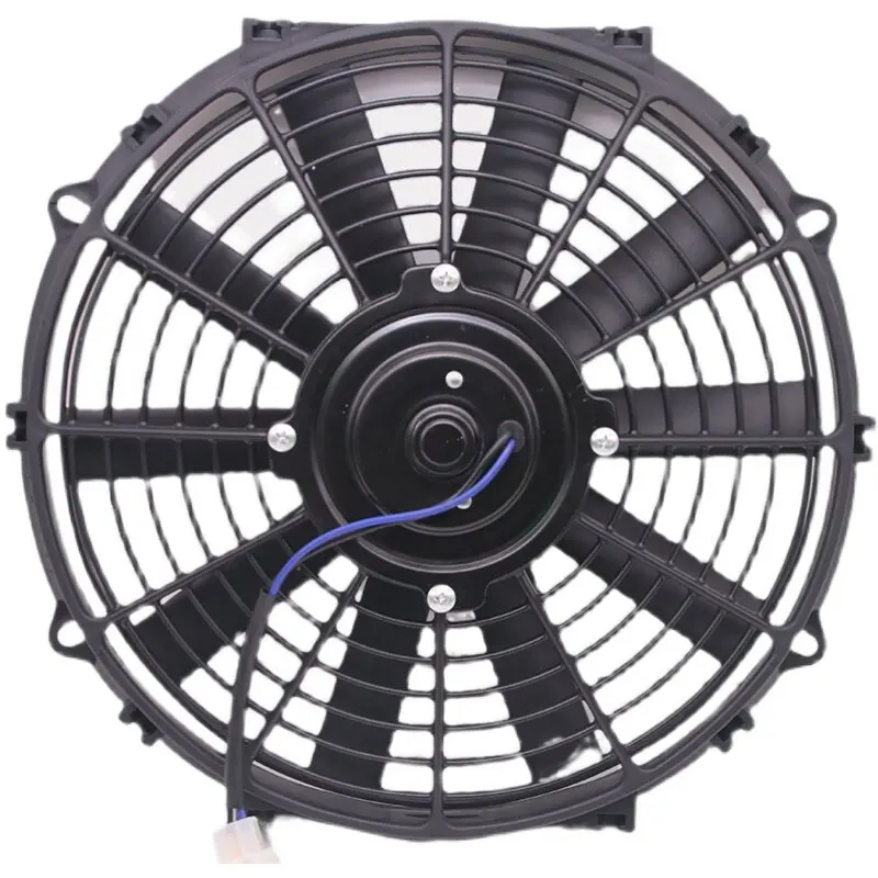 12 inch electronic fan car air conditioner water tank heat dissipation 12v24v hair dryer fan dual-purpose modified universal 80W