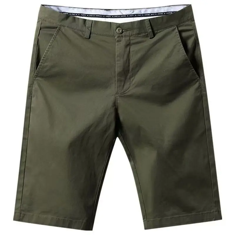 Man Summer Clothes Shorts Men's Short Pants Casual Tooling Straight-leg Pants Business Middle-aged and Elderly Outer Pants