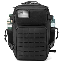 25L Tactical Backpack Outdoor Bag Fitness Backpack MOLLE Backpack Women's/Men's Hiking Survival Backpack Men's Dual Cup Holder 2