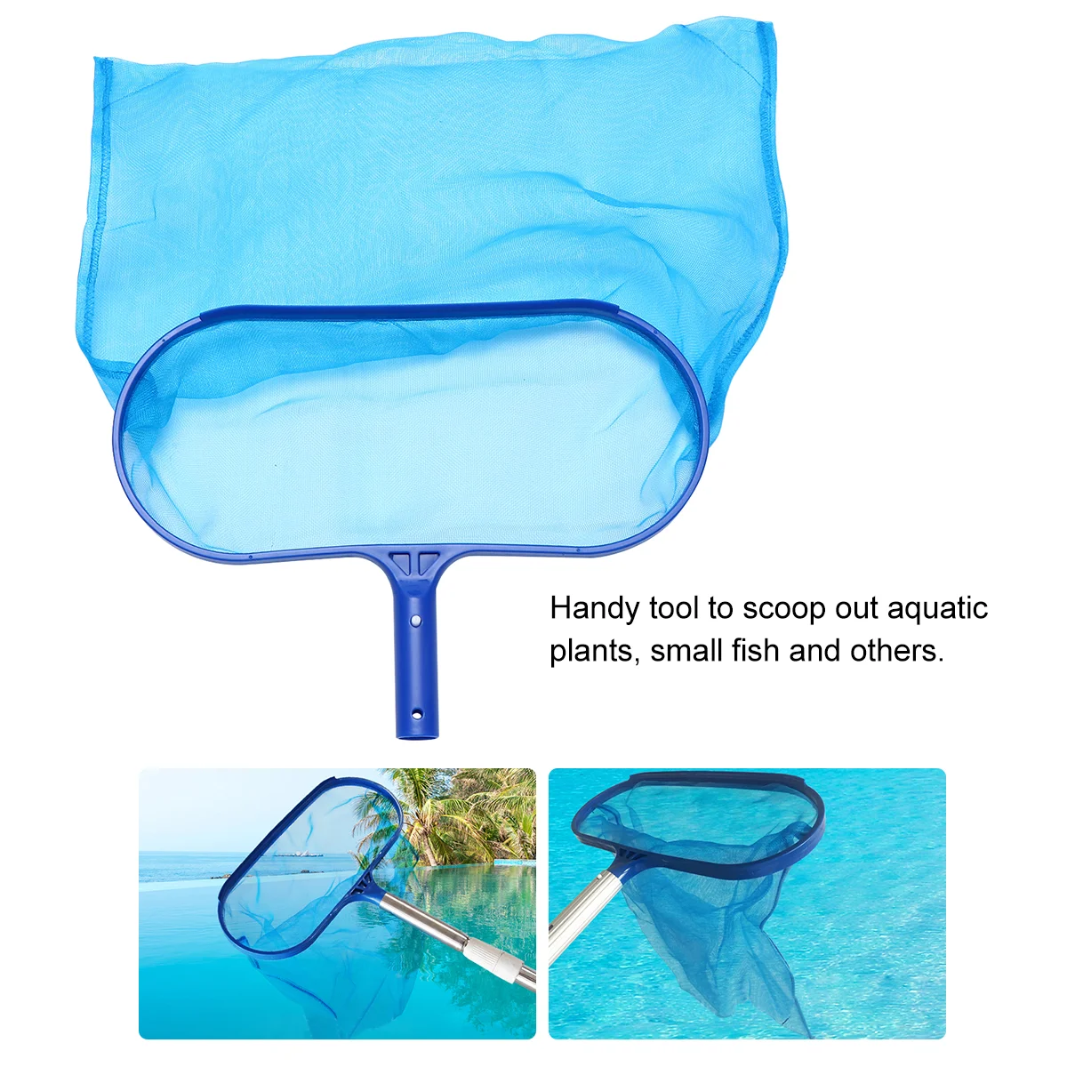 Swimming Pool Scoop Net Pool Water Leaf Landing Net Portable Mesh Filter for Home Pool Cleaning Aquarium