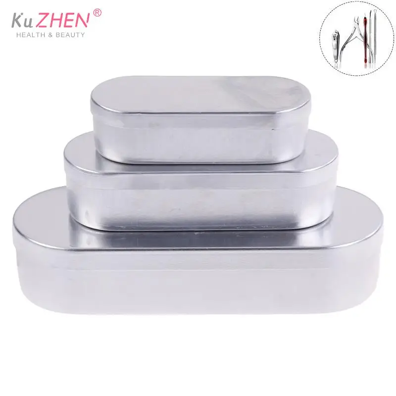 2/5/10/20ml High Temperature Dental Nail Art Tray Clean Box Manicure Tool Box Only Sterilizer Box  공구박스