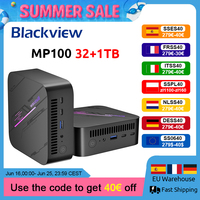 Blackview MP100 NEW Mini PC AMD R7 5825U  Windows 11 Home 8-Core 16-thread 32GB DDR4 1TB SSD WiFi 6 Mini Computer PC BT5.2