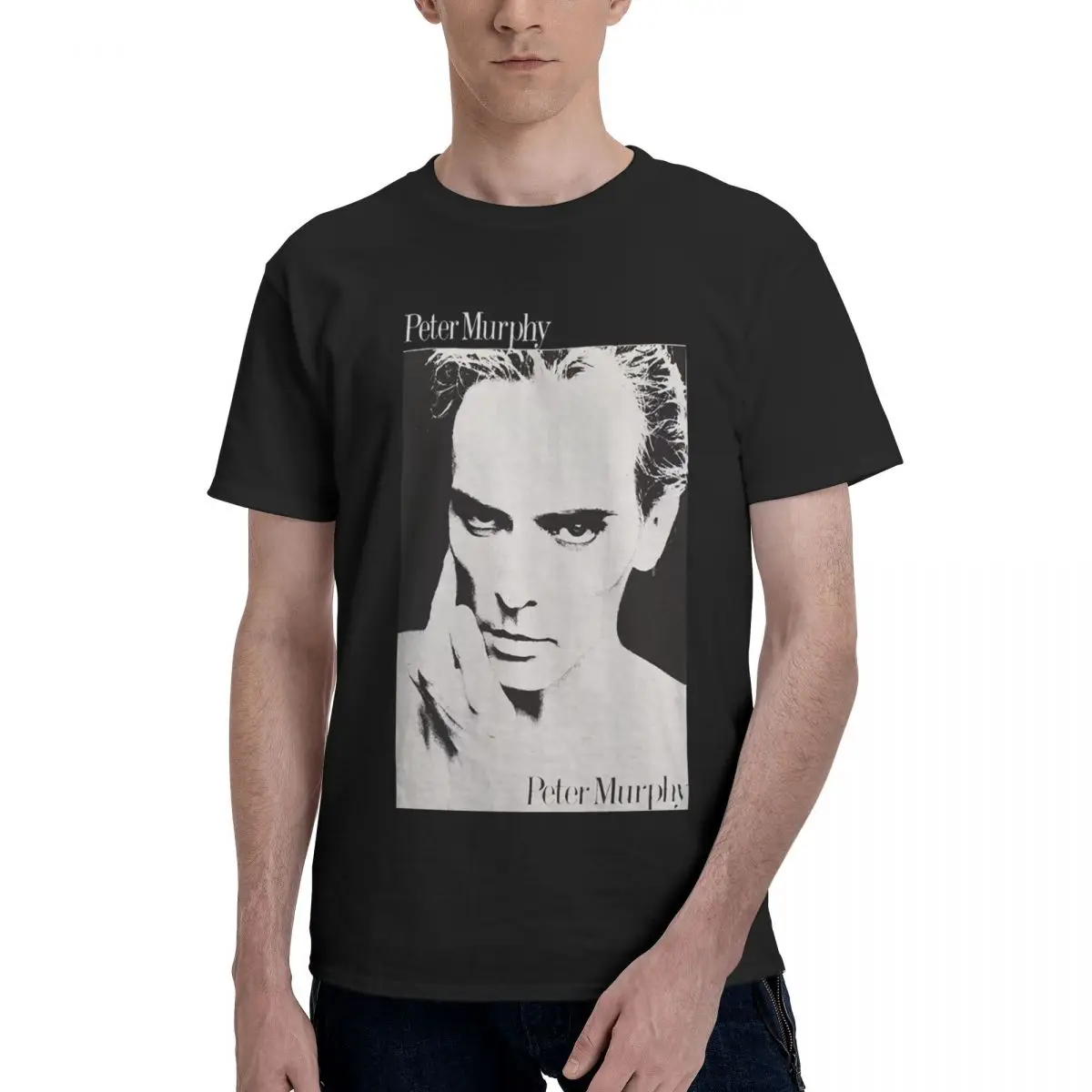 Peter Murphy Deep Album Gothic Rock Bauhaus Photo 100% Cotton Casual Breathable Confortable Totoro Football Shirts 2025 Funny