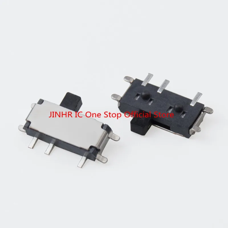 New 50PCS MSK12C02 MSK12C02-HB, 7-pin, two gears, handle length 1.5mm, 8x2.8mm, white/black, toggle switch