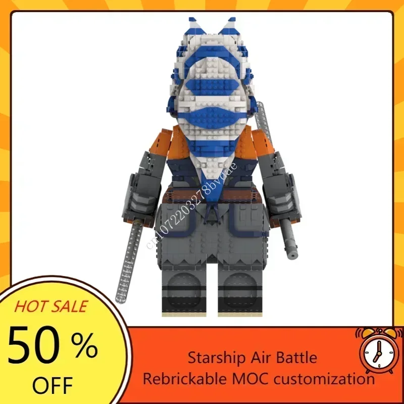 Ahsoka Queen Megafigure Modular MOC Creative street view Model Custom Puzzles Architecture Education Assembly Model Toys Gifts