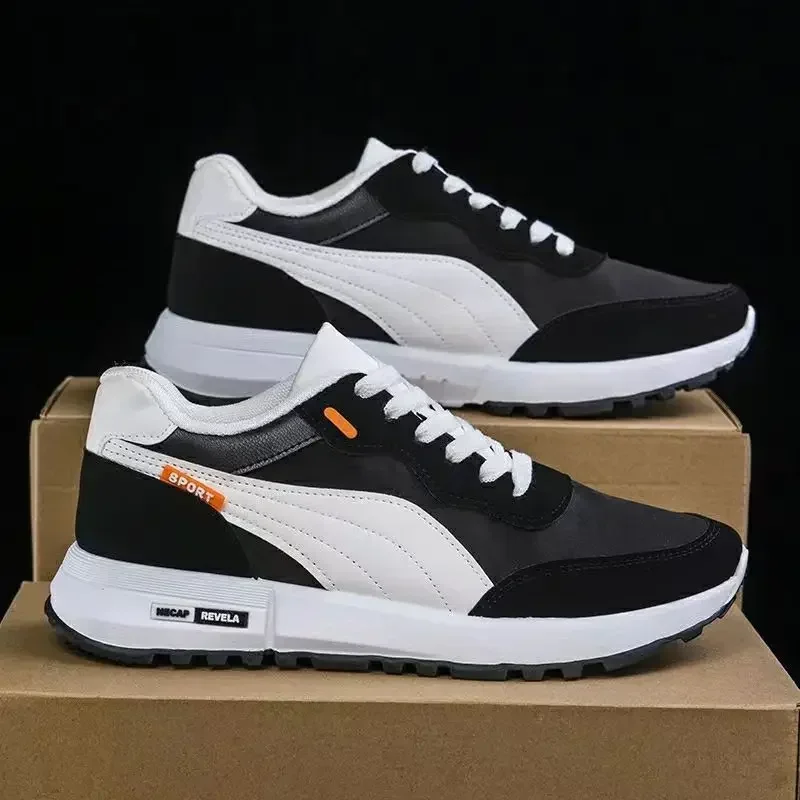 

2023 The New Casual Athletic Shoes Fashion Flat Casual Shoes Soft Bottom Outdoor Men's Shoes Autumn Light Low Top Men's Shoes