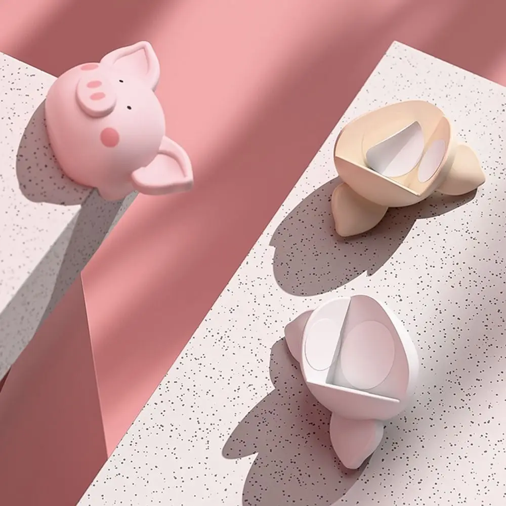 4개 세트 귀여운 버터 베어 책상 모서리 보호대 PVC 부드러운 안전 보호 모서리 테이블 패스트 세트 아기 안전 테이블 모서리 보호대