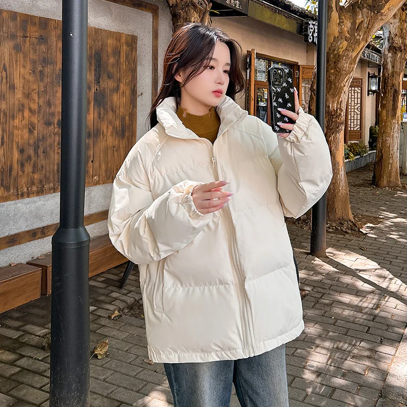 

Хлопковое пальто, куртка-парки, женские зимние куртки-пуховики, ветрозащитная верхняя одежда, воротник-стойка, карманы на молнии, пальто, уличная одежда