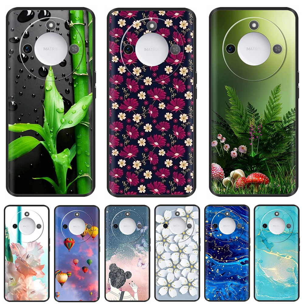 For Honor X9c Smart Phone Case HonorX9C Smart Cover 6.8" Capa Silicone Sweet Painted Cartoon Shells Lovely Printed Funda Cover