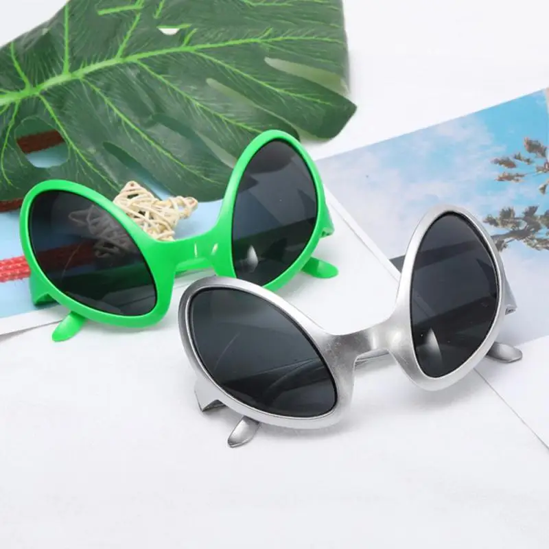 Funny Alien Glasses Party Sunglasses Rainbow Lenses ET Personality Shades Holiday Dance Aliens Alternative Shapes Party Supplies