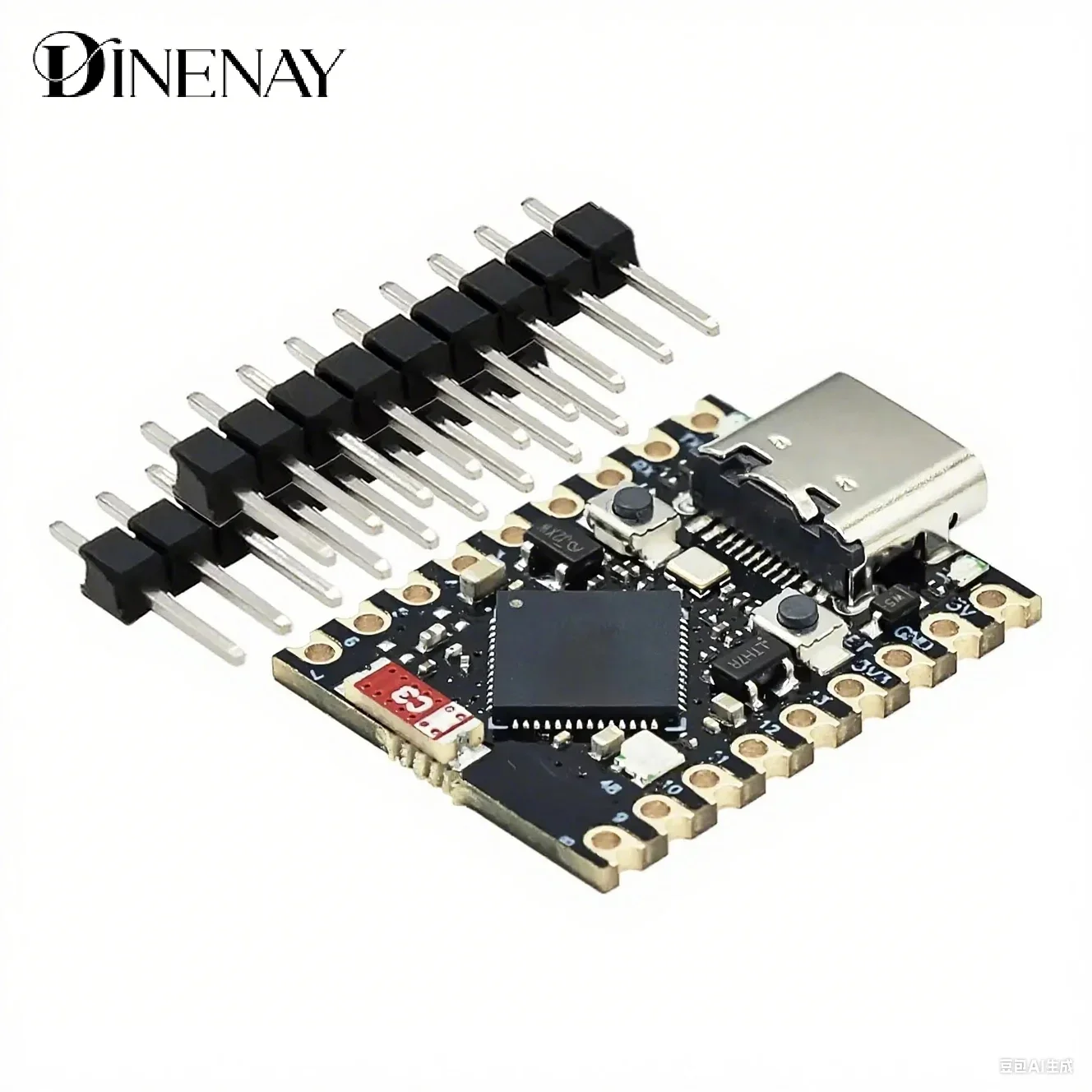 1 Juego de placa de desarrollo Supermini Ultra pequeña WiFi Bluetooth 5,0 ESP32-S3 para Arduino Micropython ESP32 S3 ESP32-S3FH4R2