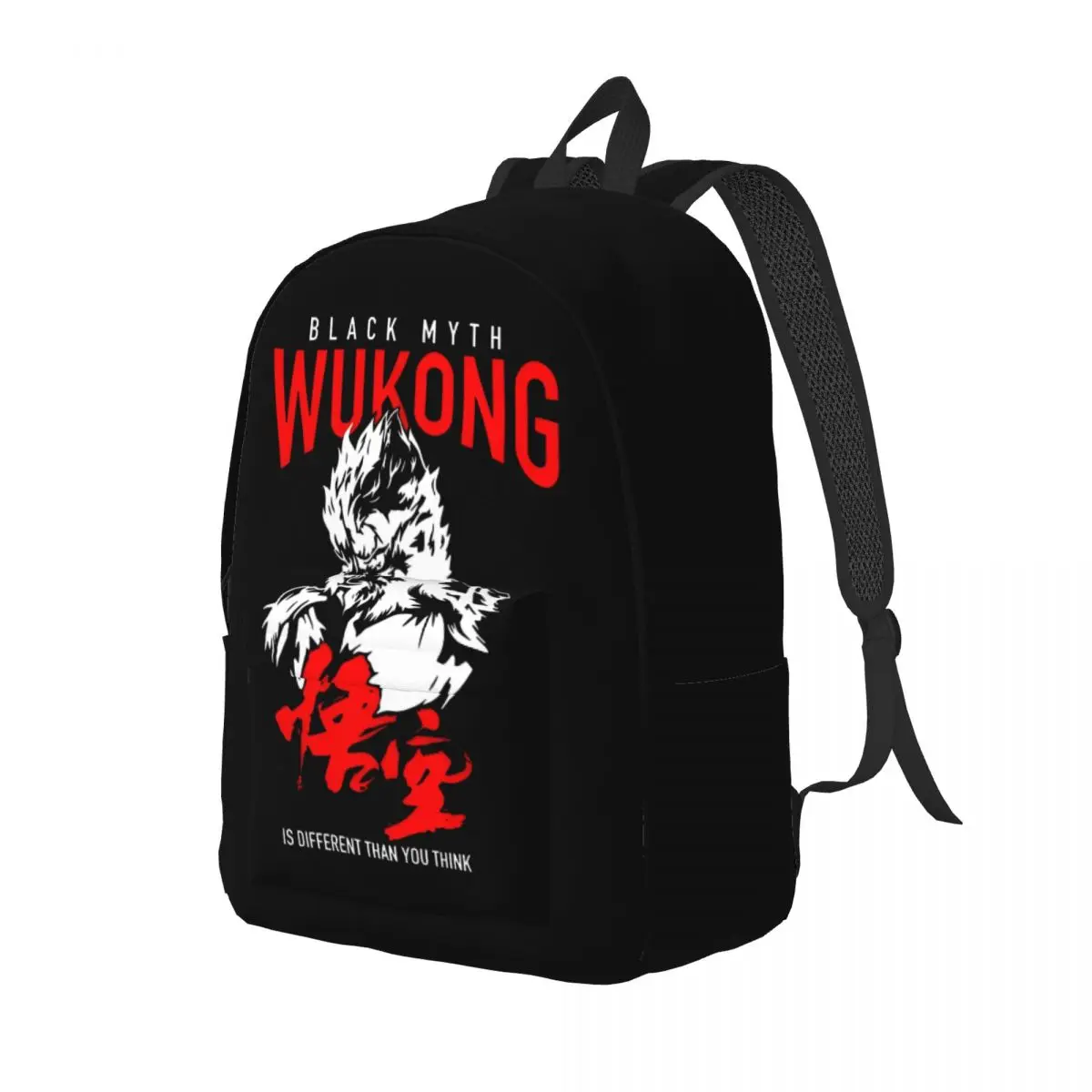 Black Myth Wukong Backpack for Men Women Teenage Student Work Daypack Laptop Shoulder Bag Lightweight