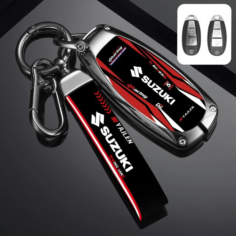 Car Key Case Cover Shell Fob For Suzuki Baleno Ertiga Ciaz Ignis Kizashi Swift SX4 S-cross Vitars Keychain Protector Accessories