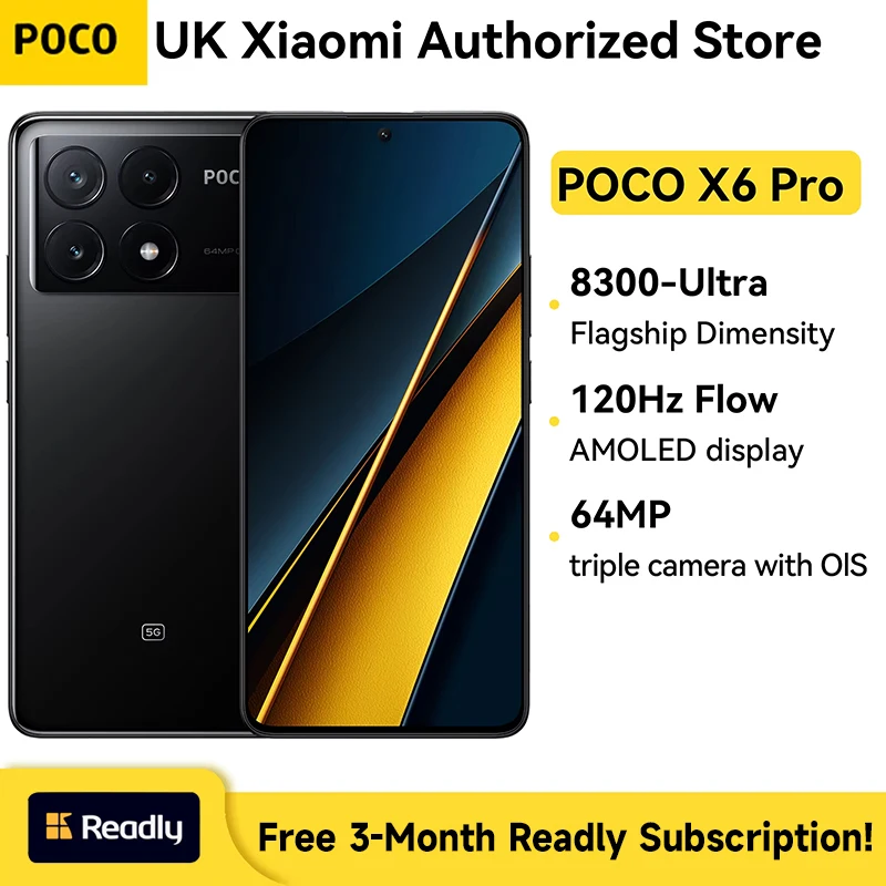 POCO X6 Pro 5G - Smartphone 12+512GB, 6.67