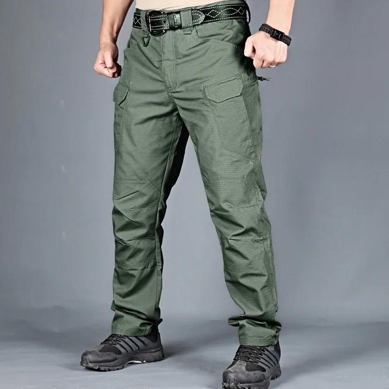 Tactical Cargo Pants Men Combat Trousers Army Military Pants Multiple Pockets Working Hiking Casual Men's Trousers 6XL