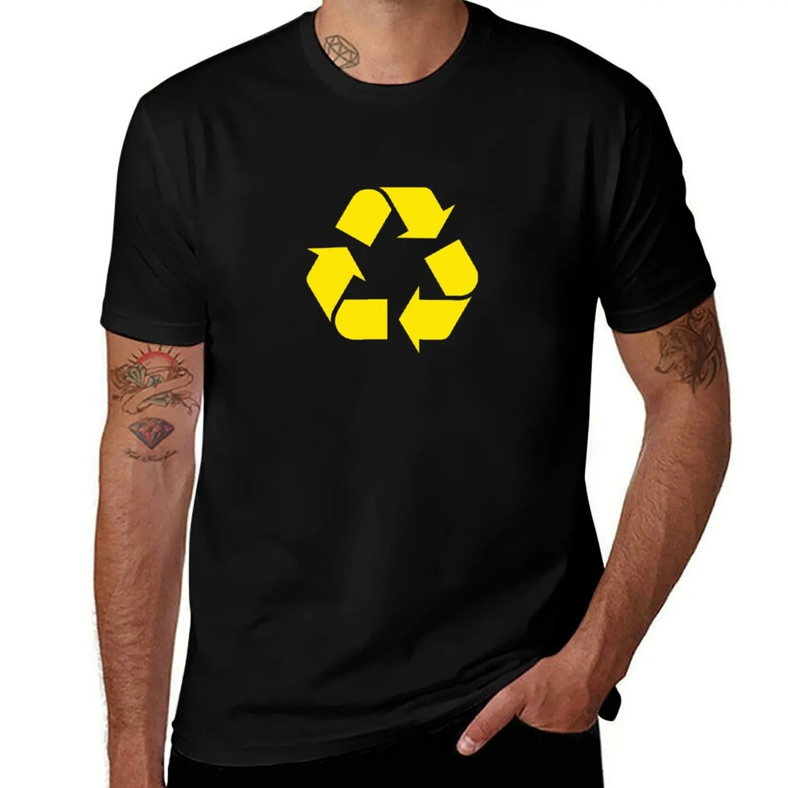 

Recycling T-Shirt man t shirt luxury t shirts for man pack white essential t shirt T-shirt