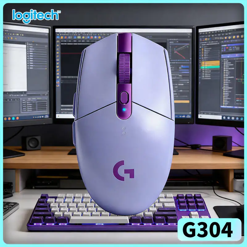 

Logitech G304 LIGHTSPEED Wireless Gaming Mouse 12000 DPI 1ms Latency HERO Sensor 250hr Battery Low Latency Performance Users