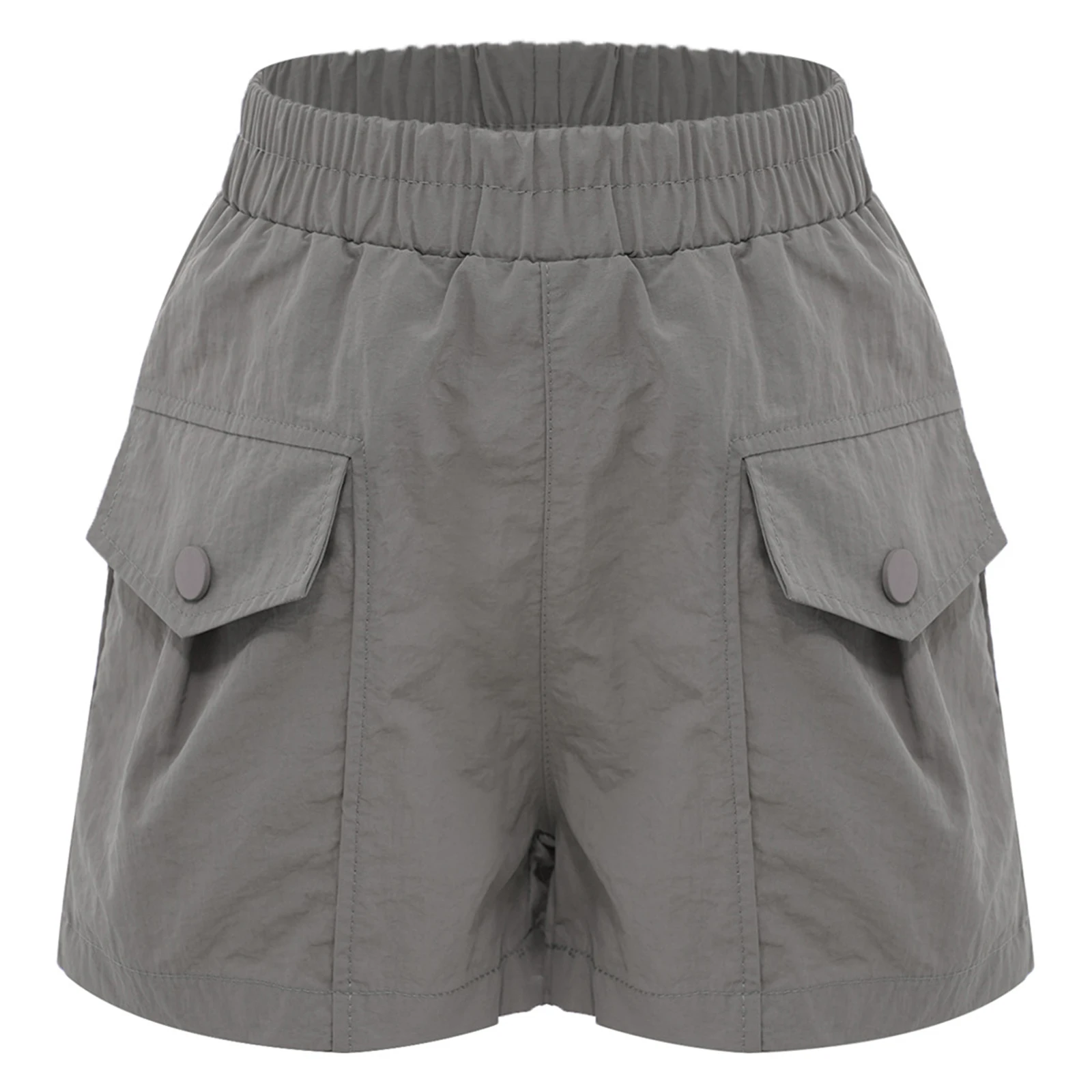 

Kids Girls Cargo Shorts Casual Fashion Lightweight Elastic Waist Shorts Trousers for Picnic Skateboarding Holiday Travel Beach