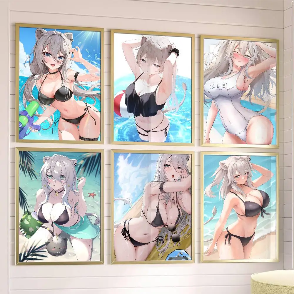

Shishiro Botan Sexy Girl Poster Posters,waterproof Paper Stickers,coffee Shops,bar Living Rooms