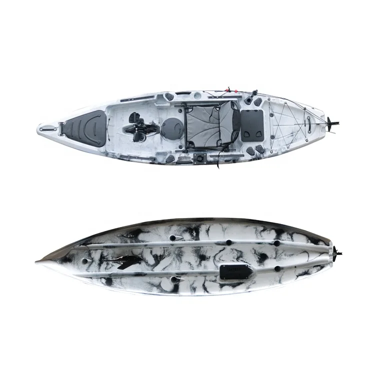 

Cheap Hot Sale Top Quality Plastic Boat Sit on Top Plastic Sea Fishing Kayak with Pedal Drive