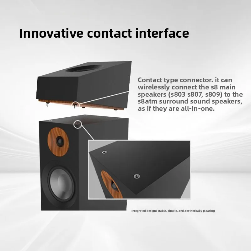 Pair Home HIFI Stereo, S807 Home Theater TV Fever Floor-to-ceiling Front Main Speaker