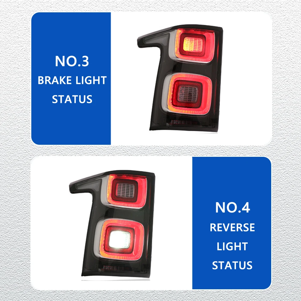 LED Tail Lights for Land Rover Range Rover13-22 new style full led Car Taillights Assembly Signal Auto Accessories Modified Lamp
