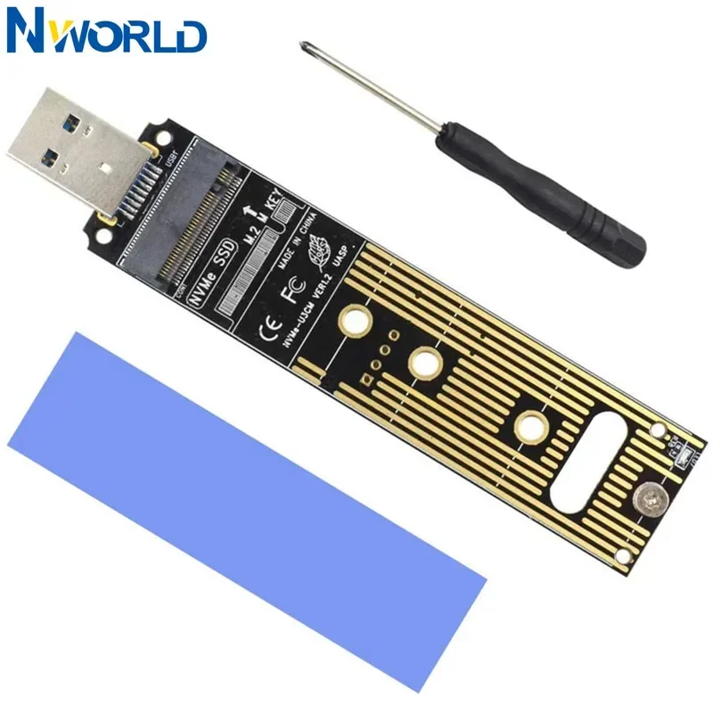

Адаптер M.2 NVME SSD-USB 3.1 PCI-E в USB-A 3.0 Внутренняя карта преобразователя 10 Гбит/с USB3.1 Gen 2 для Samsung 970 960/для Intel НОВЫЙ