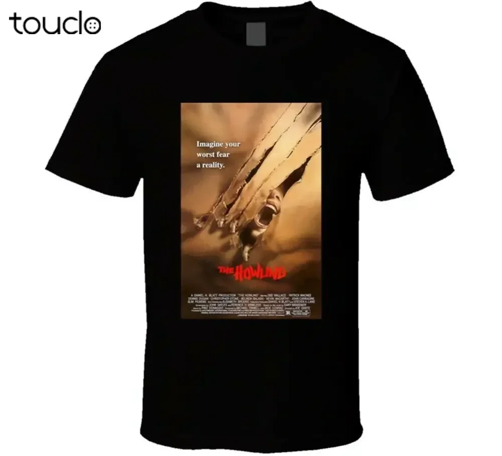 The Howling 80's Cult Horror Movie Brand New Classic Black T-shirt