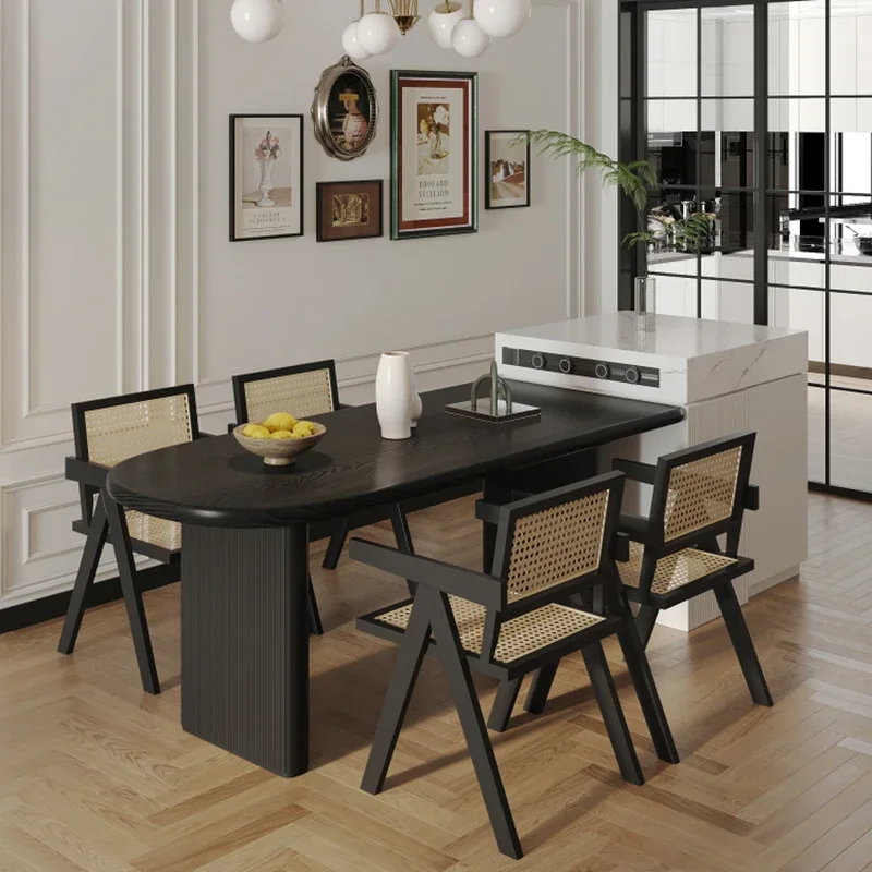 Cafe Table Chairs Kitchen Multifunction Home Furniture Sedentary Dinning Tables Sets Reception Esstisch Elegant Luxury LT