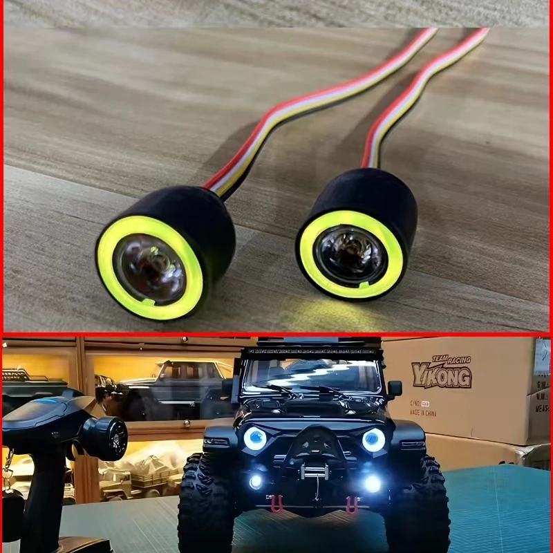 

LED Headlights special headlights for easy control cars, colorful colors for 1/10 RC Car SCX10 km2 TRX4 light set modification