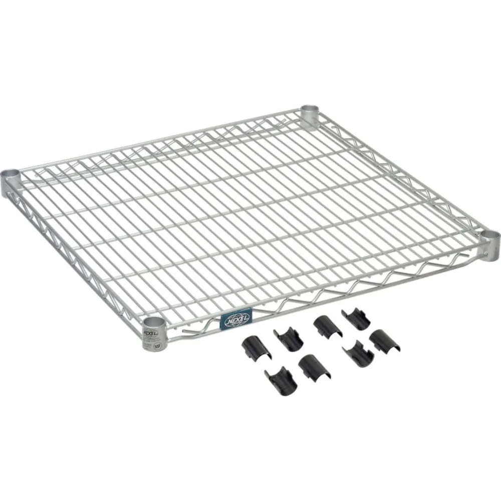 

HOME Additional Wire Shelf for Wire Shelving Units, 600-800 lb Capacity,Silver Epoxy Finish