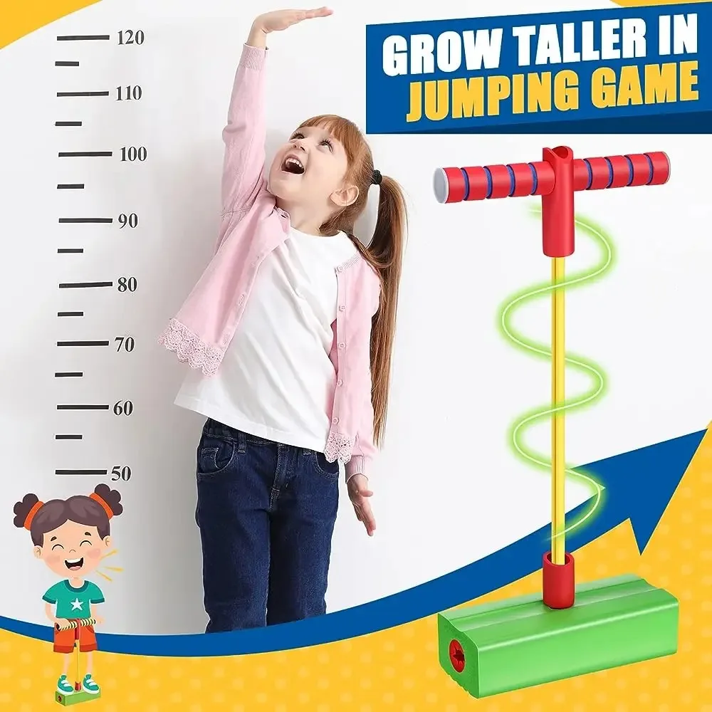 Children's Grow Taller Balance Toy Frog Jumping Sports Indoor Outdoor Exercise Equipment Boys And Girls Fitness Bouncing Sound